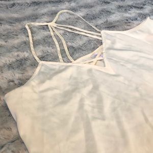 Satin tank top